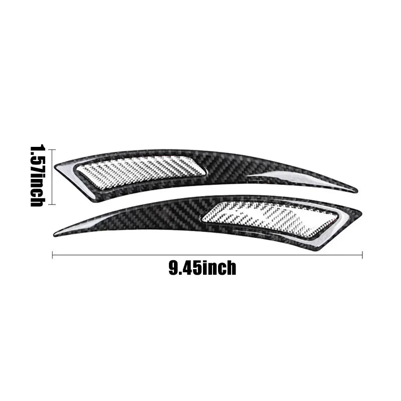 Fender Stripe Car Wheel Eyebrow Protector Lip Wheel-arch Trim Arch Extender Decorative Scratch Proof Carbon Fiber Sticker
