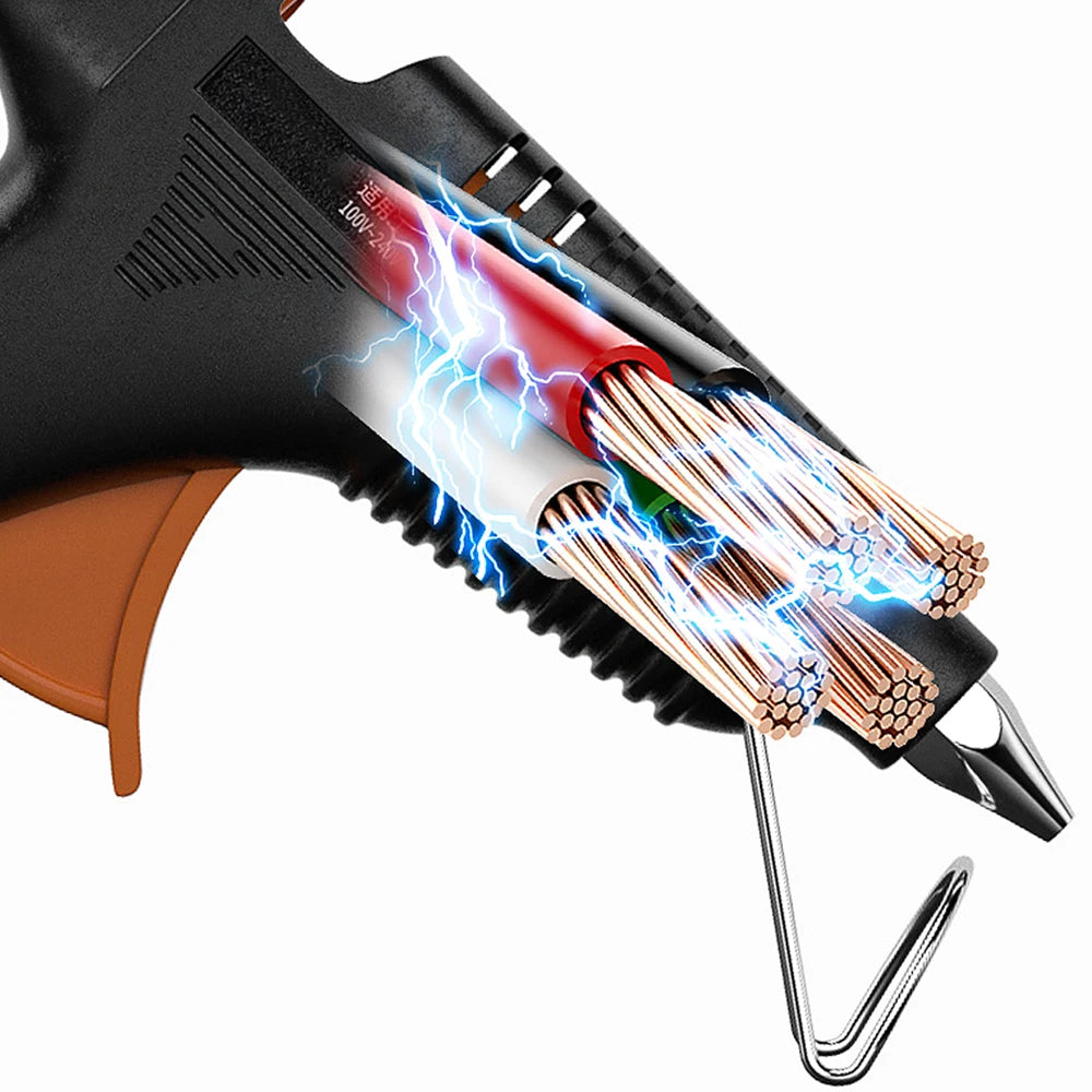100W Hot Melt Glue Gun 11MM Glue Sticks Industrial Guns Heat Temperature Thermo Electric Repair Tool DIY Electrothermal Glue Gun