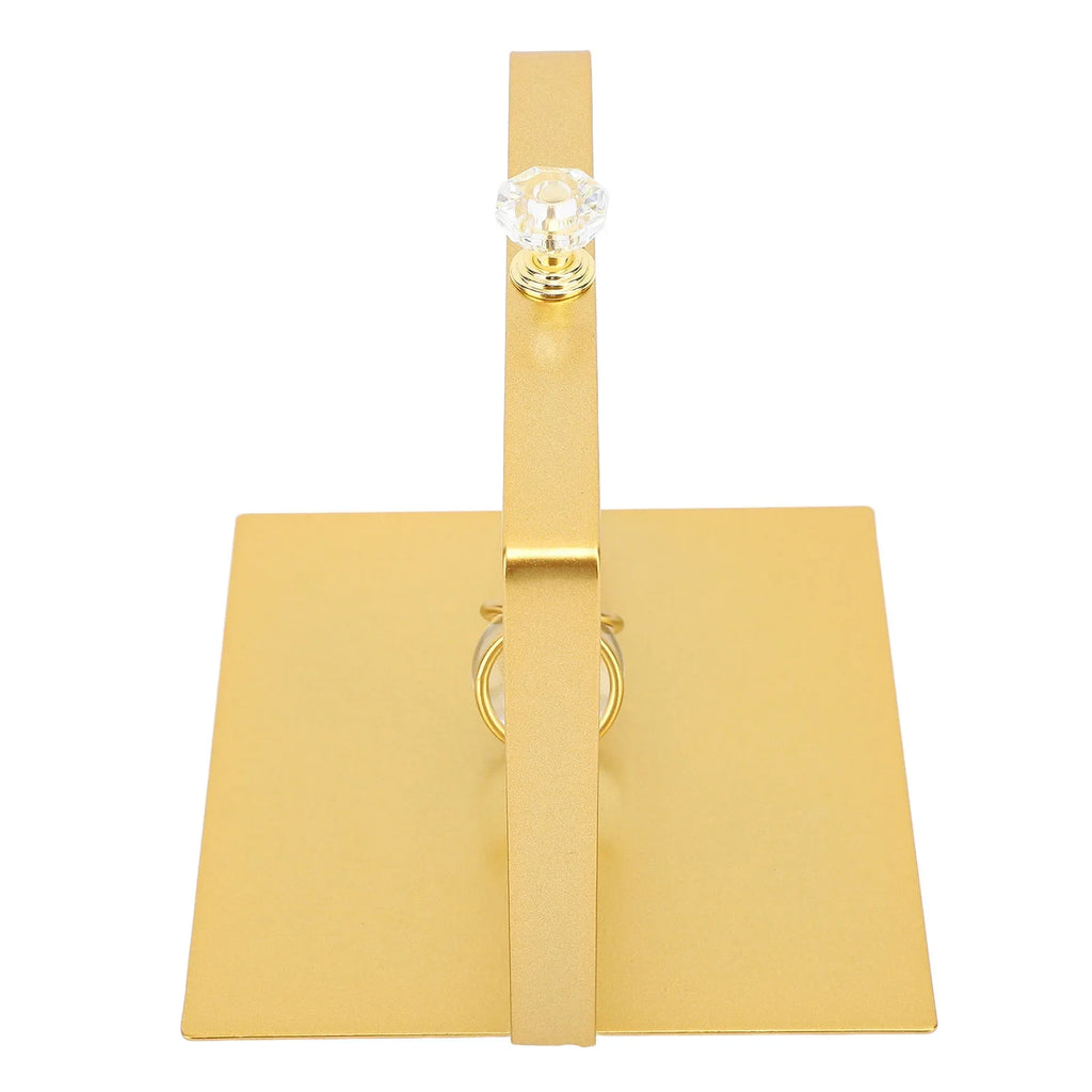 Flat Napkin Holder Metal Napkin Holder  Handle Modern Elegant  Paper Napkin Dispenser for Restaurant Hotel Home Office