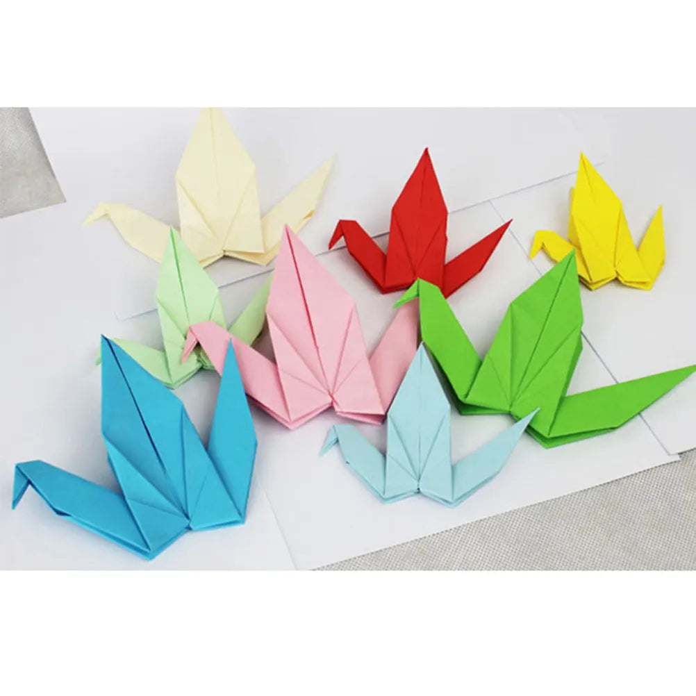 100Pcs Origami Paper Double Sided Premium 20x20cm Square Sheets for Arts Crafts DIY Paper Folding Origami Sheets