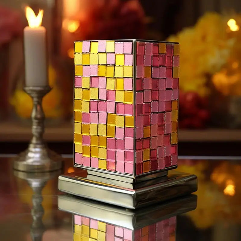 3D Self-Adhesive Real Glass Craft Mini Square Mirrors Mosaic Tiles Stickers Bathroom DIY Handmade Craft Home Decoration Making