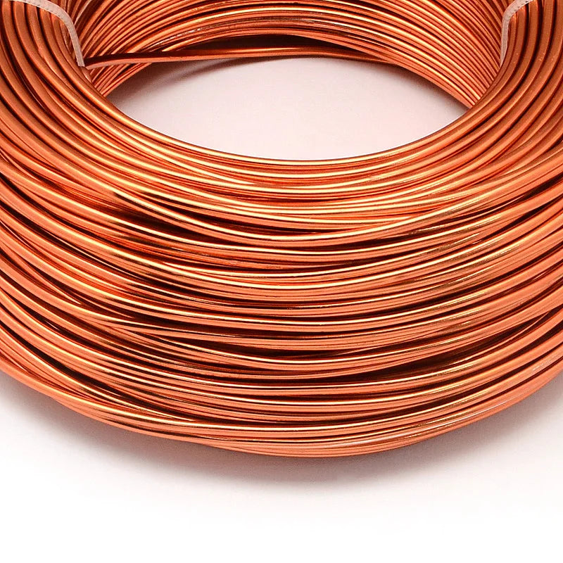 PandaHall 0.6-2.0mm Anodized Aluminum Wire 10 Sizes , Colorful Bendable Craft Wire for Jewelry Making, DIY Model Beading