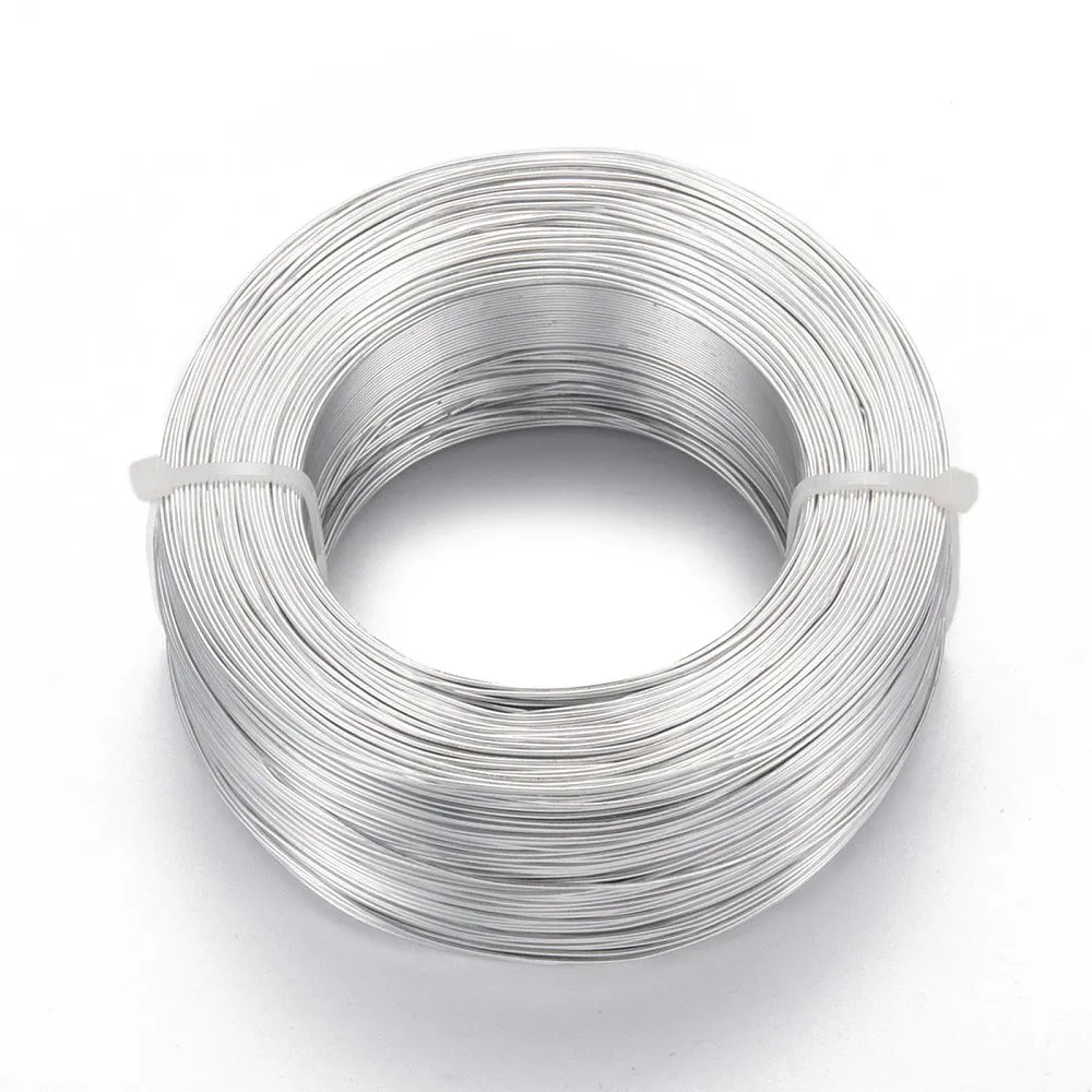 PandaHall 0.6-2.0mm Anodized Aluminum Wire 10 Sizes , Colorful Bendable Craft Wire for Jewelry Making, DIY Model Beading