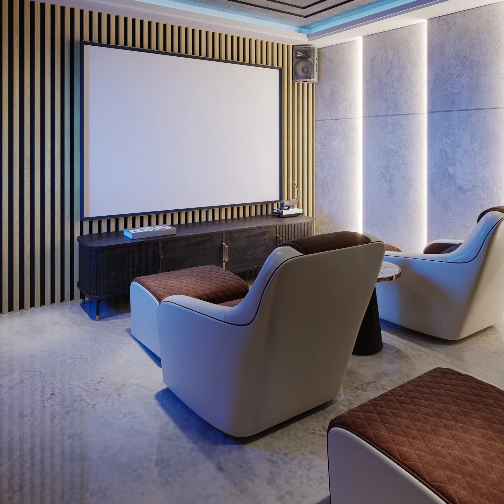 Art3d  4-Panels, Textured Wood-Look 3D Wall & Ceiling Tiles Noise Insulating MDF Grille Design,Acoustic Panels, 24" x 12"