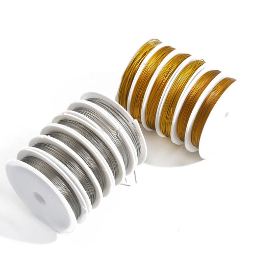 0.3-1mm Stainless Steel Strong Beading Wire - Premium Jewelry Making DIY (Bracelet/Necklace) Craft Sculpting Cord