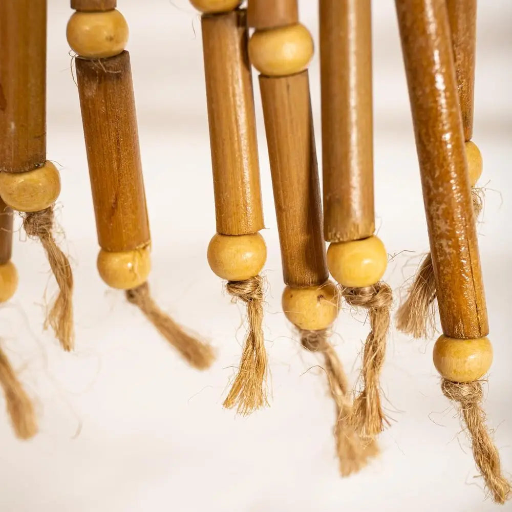 Elegant Bamboo Bead Curtains for Doors, Natural Privacy Dividers, Stylish and Easy to Install