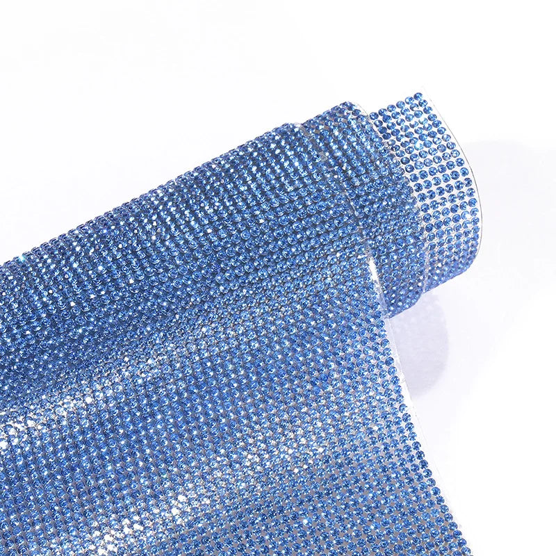 Self-adhesive Rhinestone Jewelry DIY Accessories Phone Case Shiny Diamond Ribbon Wedding Crystal Tape Sticker Car Interior Decor