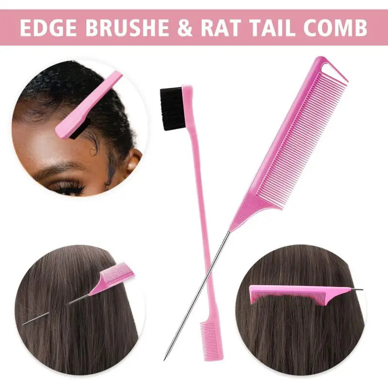 Edge Control Brush Frizz Control Edge Control Comb Tame Frizz High Quality Edge Styling Brush and Quickly Smoothing Edge