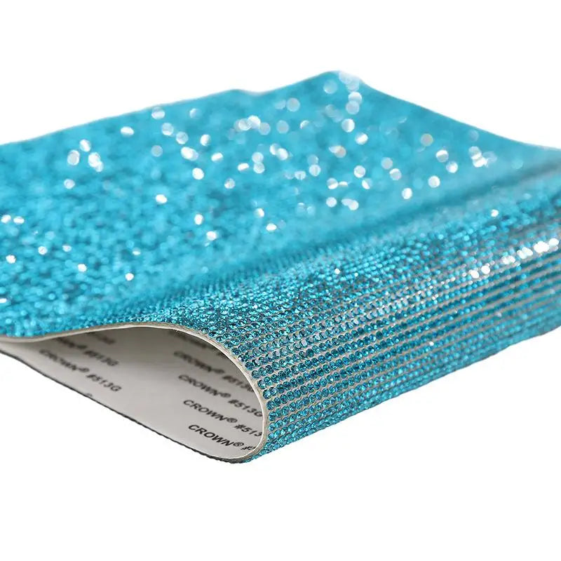 12x20cm Self Adhesive Rhinestone Sticker Tape DIY Decoration Diamond Sticker For Arts Crafts DIY Car Phone Clothes Decoration