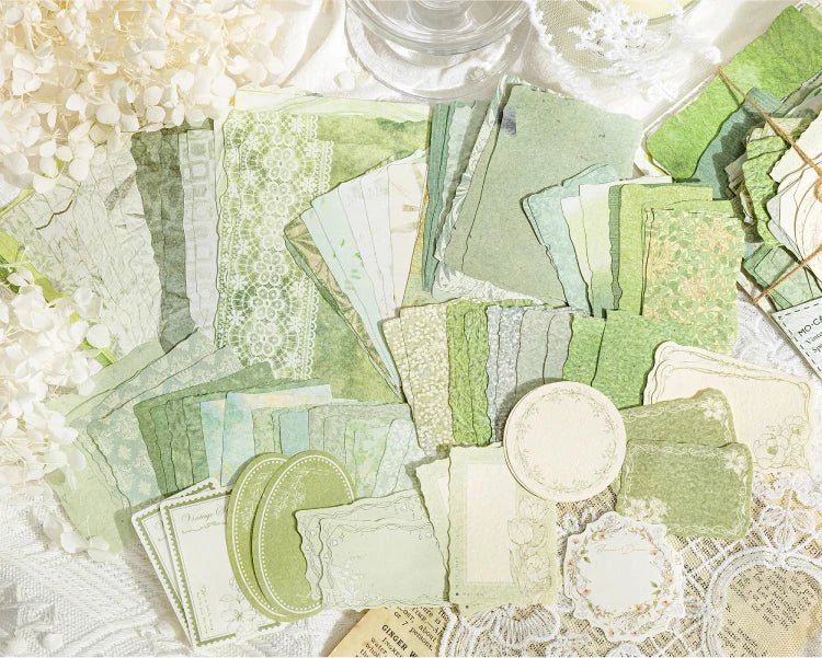4Style Paper Post Office Series Scrapbooking Set Diy Handheld Account Diary Decoration Collage Material