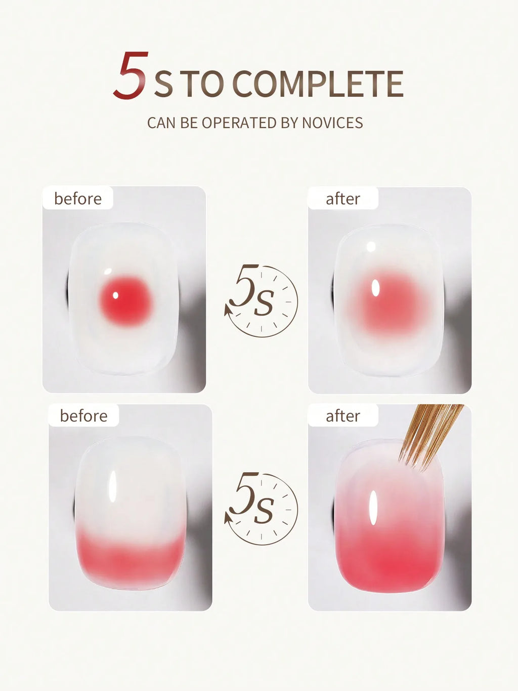 XEIJAYI1Pc 15ml Blooming Glue Gel Nail Polish UV LED Soak Off Top Gel Glossy Sealer Shiny Varnish