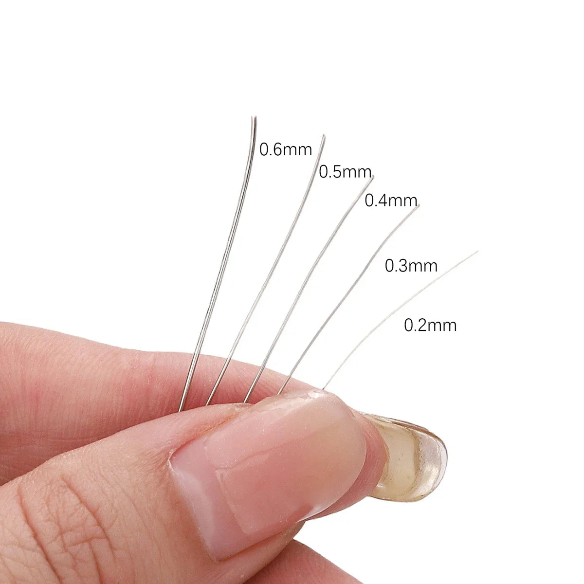 Flexible Anti-Rust Beading Wire, Single Strand, Soft Steel Craft Wire for Jewelry Making, Bead Wrapping and Connecting, 5mm,