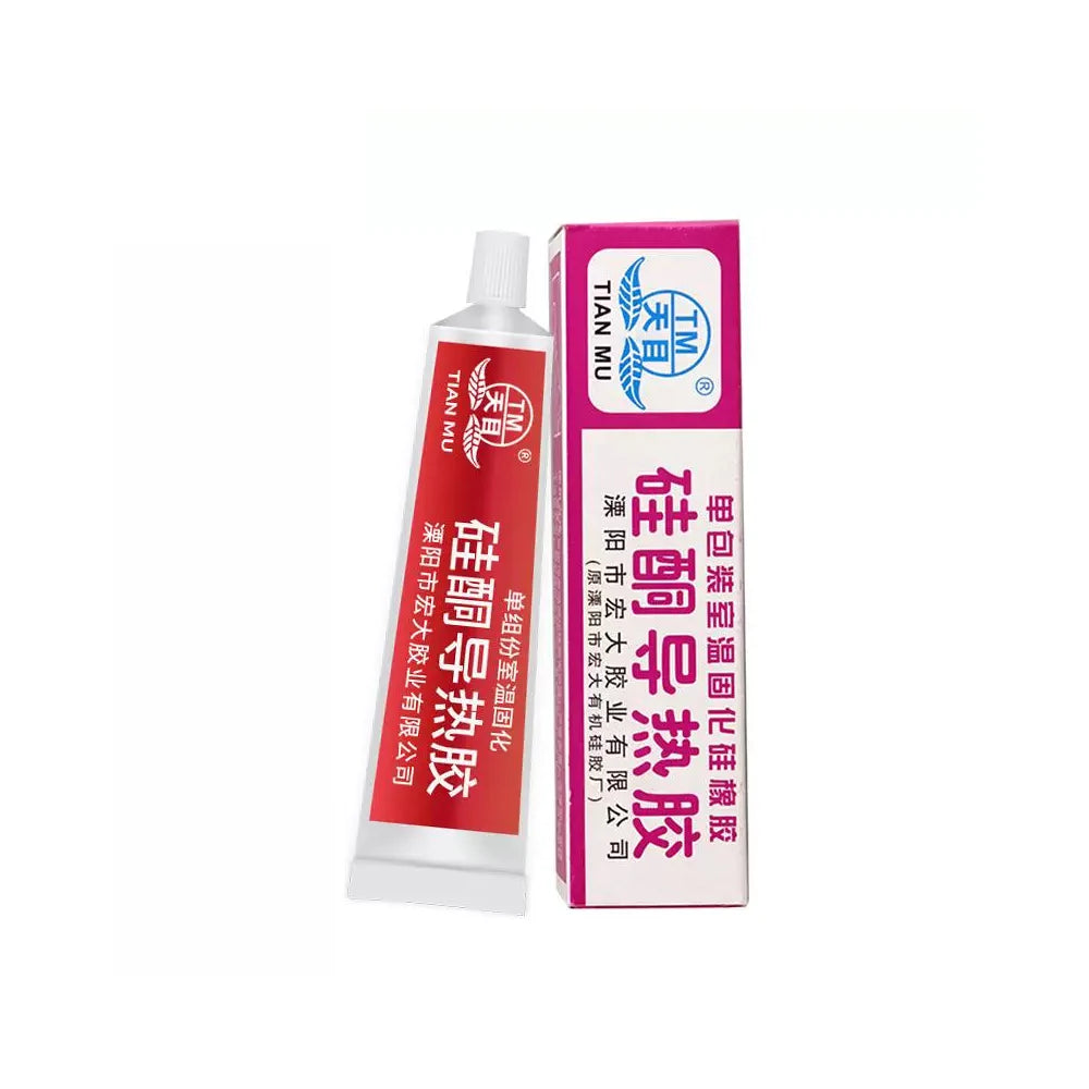 60g Grey White Silicone Thermal Conductive Adhesive Grease Seal Insulation Glue For Graphics Card Light Box LED Heat Dissipation