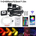 New RGBW 1/2/4 split machine Car Roof Star Light Starry Sky Atmosphere Optic star ceiling Light APP Control kits for Car Home