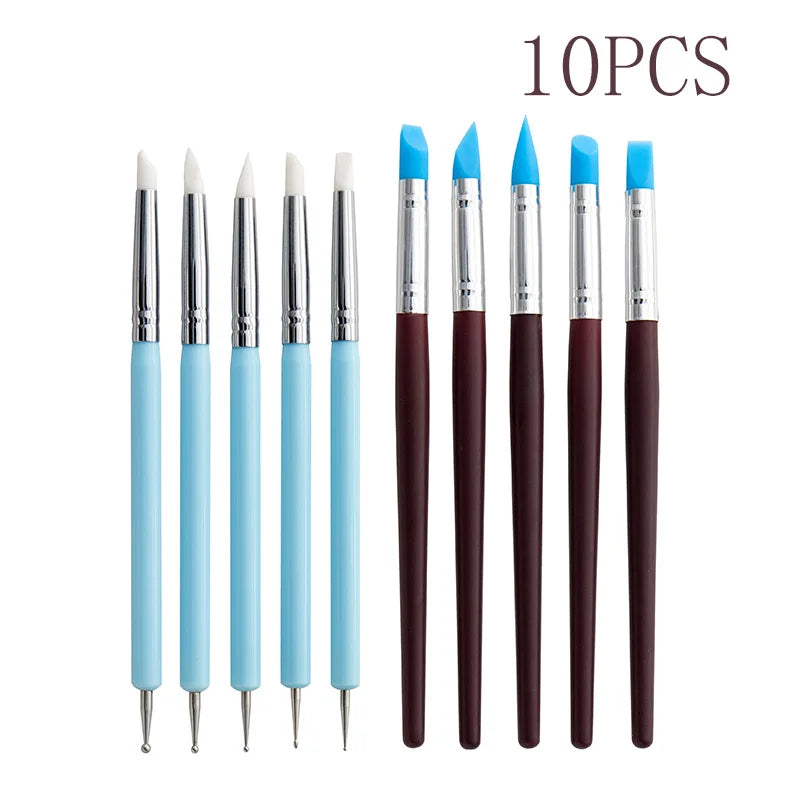 Professional Pottery Clay Sculpting Tools Set 61Pcs Modeling Stick Ceramic Tools Smoothing Wax Carving Ceramic Polymer Art Tools