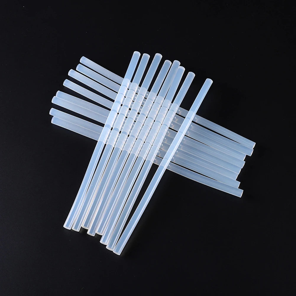 10/20Pcs Hot Melt Glue Sticks High Temperature Resistant 7mm Hot Glue Gun Sticks Adhesive Strengthen Stickiness for Hot Glue Gun