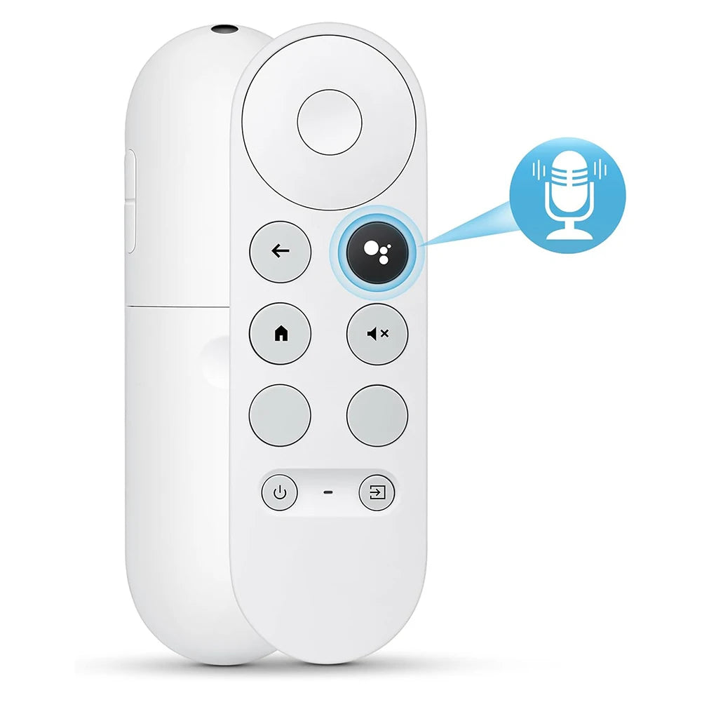 G9N9N Smart TV Remote Bluetooth-Compatible Voice Set-Top Box Remote Control Remote Controller for Google TV Chromecast 4K Snow