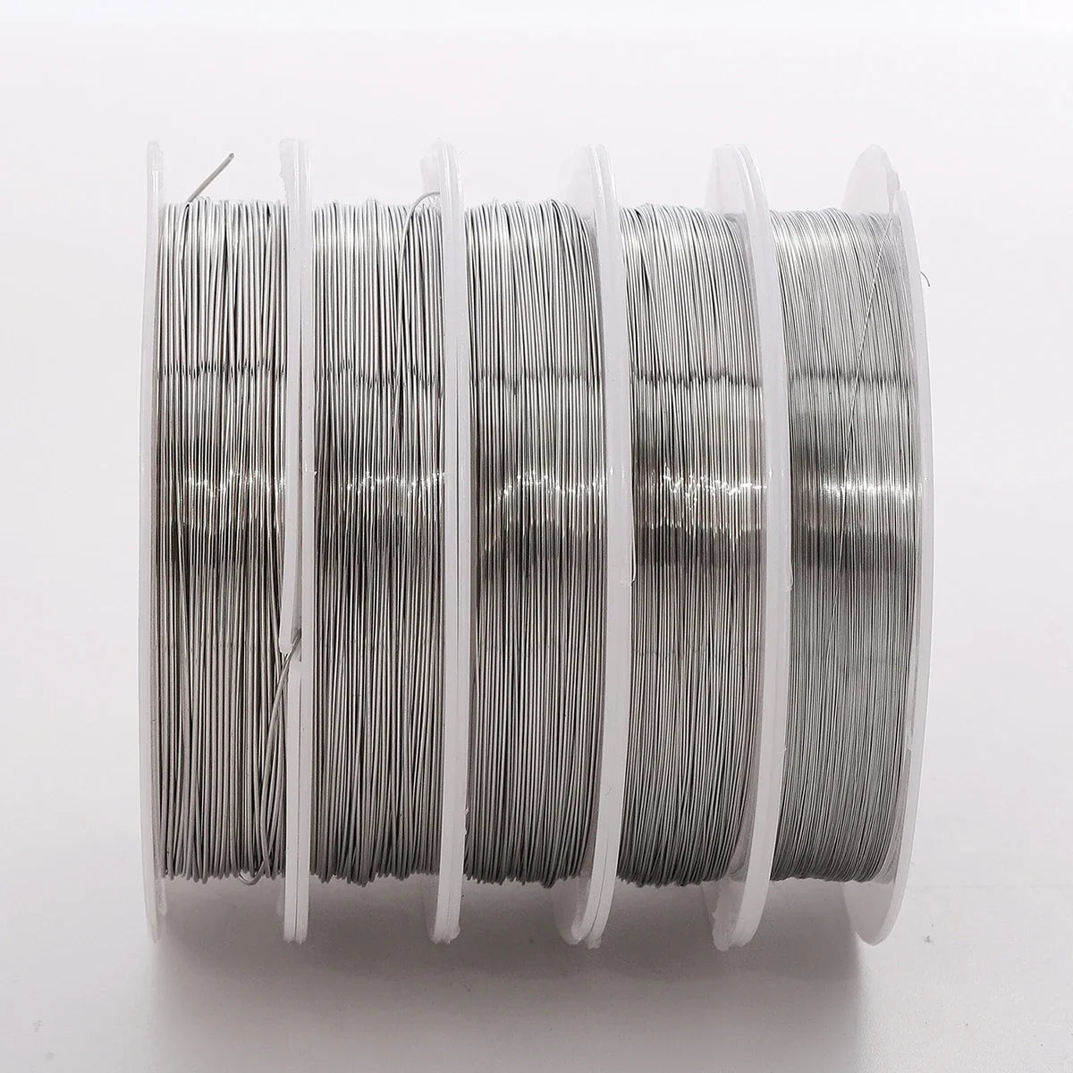 Flexible Anti-Rust Beading Wire, Single Strand, Soft Steel Craft Wire for Jewelry Making, Bead Wrapping and Connecting, 5mm,
