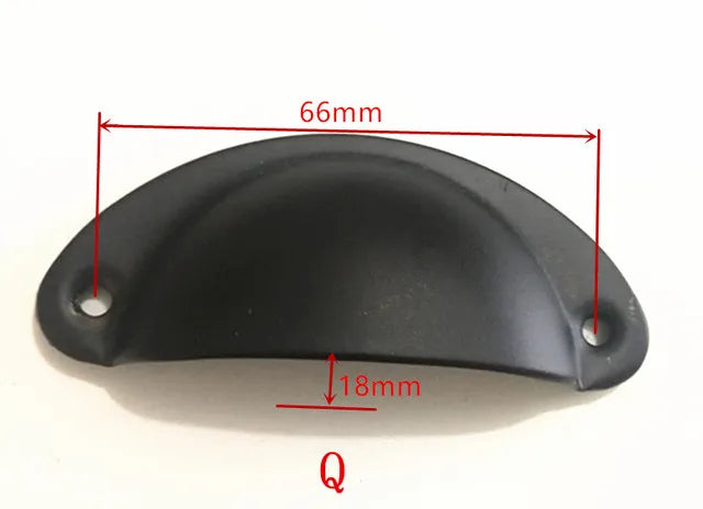 Black Handles for Furniture Cabinet Knobs and Kitchen Drawer Pulls Cupboard  Aluminium Alloy