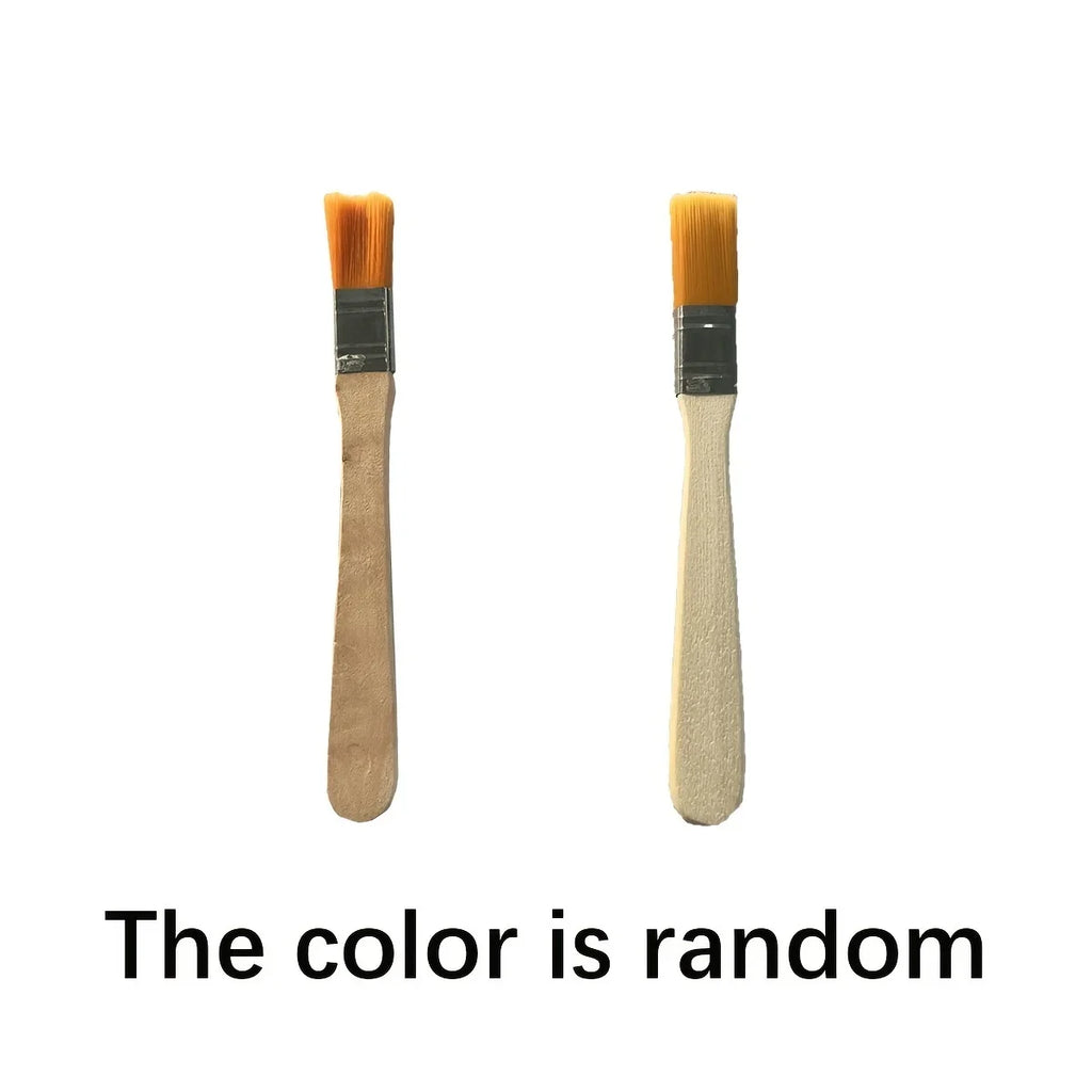 24/48pcs-nylon brushes, short wooden handle art paint brushes, watercolor brushes, wall brushes, art brushes, cleaning tools