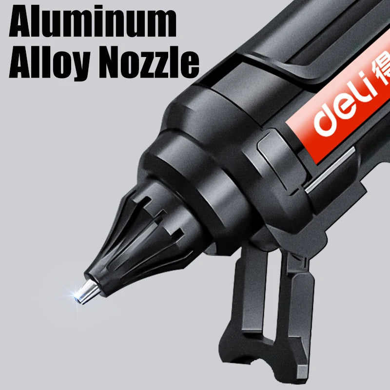 Deli 40W Hot Melt Glue Gun DIY Household Industrial Glue Guns with 10pcs Glue Sticks, for DIY, Sealing, Arts & Crafts Projects