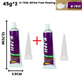 K-703 704 705 706 One-Component RTV Silicone Rubber Sealant Black White Transparent Electronic Component Sealing Glue 45g