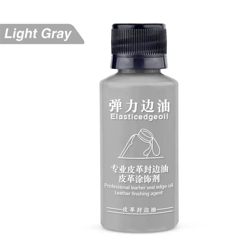 30ml Matte Elastic Edge Sealing Oil Leather Dye Diy Leather Edge Paint Leather Goods Renovation Trimming Edge Sealing Pigment
