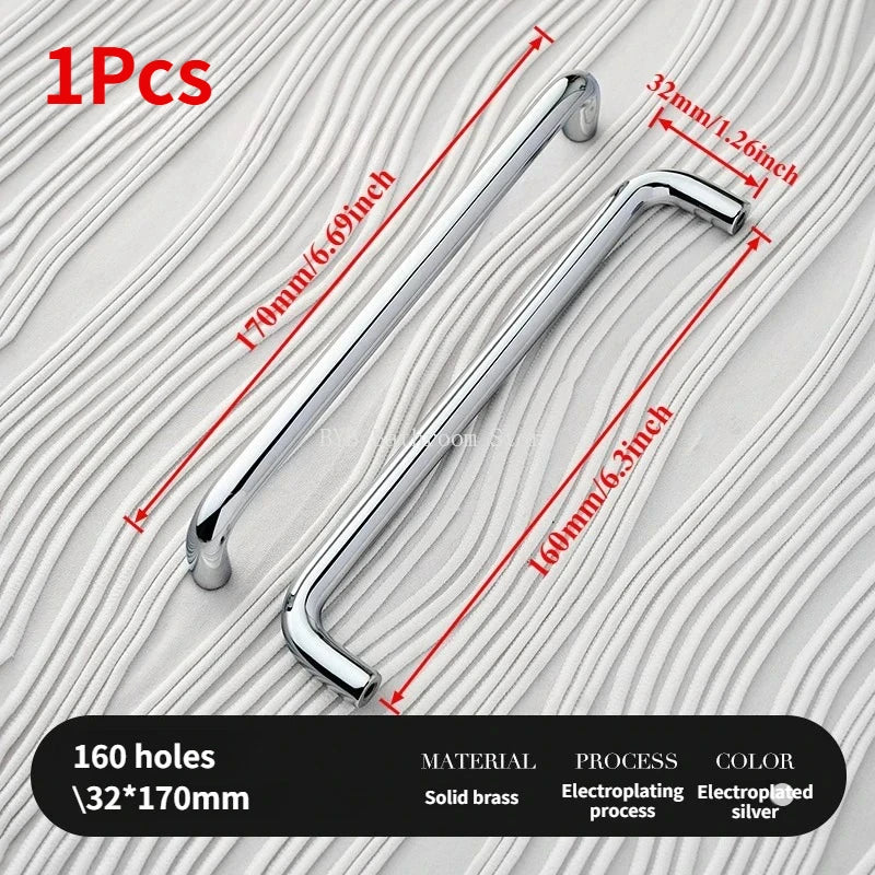 Minimalism Bronze Furniture Handles Wardrobe Pulls Kitchen Cupboard Cloakroom Bedside Small Cabinet Door Handle Decorative Knob