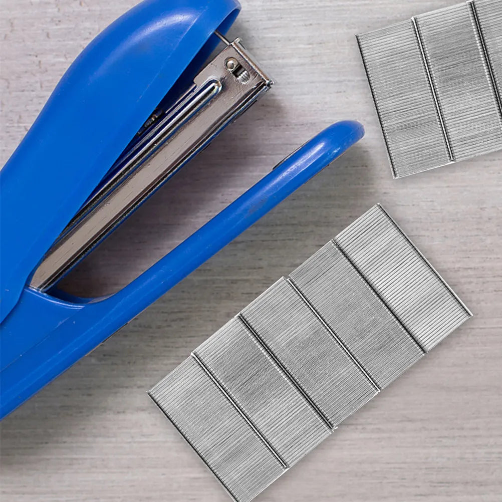 12 Boxes Mini Staples Refill Corrosion Resistant Stainless Steel Standard Size Heavy Duty for Mini Staplers Office School Home
