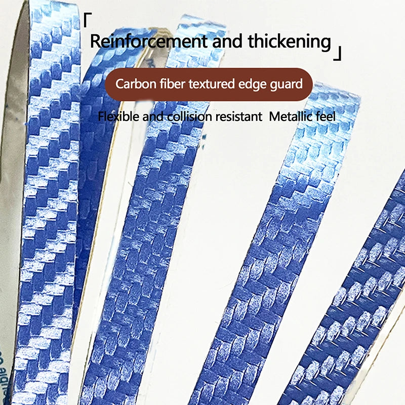 Table Tennis Racket Edge Tape Carbon Fiber Self-adhesive Ping Pong Bat Protective Side Tape Protector Width Of 6MM/8MM