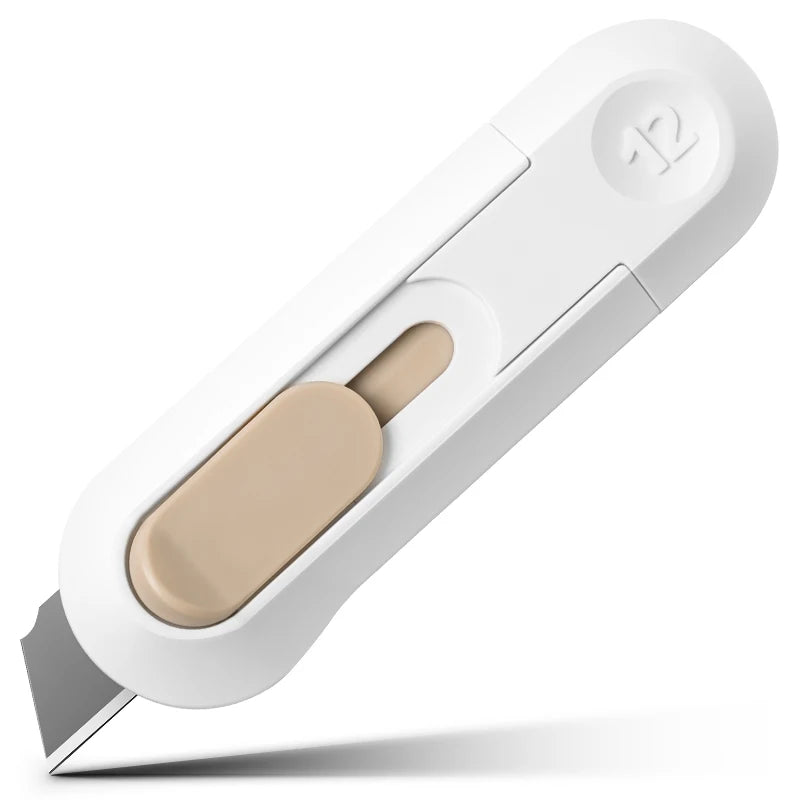 4 Colors Portable Mini Paper Cutting Box Opener Pocket Portable Small Paper Cutting Knife Wallpaper Knife Stationery Unboxing