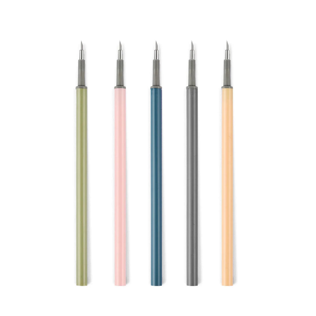 1/4/5Pcs Knife Pen Refill Art Utility Paper Cut Knife Pen Scrapbooking Sticker Precision Cutting Tool DIY Craft Cutter Supplies
