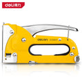 Deli 3 In 1 Stapler Nail Gun Staple Heavy Duty Furniture Tool For Wood Stainless Steel Metal Carpentry Hand Tool For Home/DIY