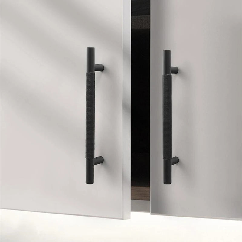 KK&FING Gold Knurled Handles For Cabinet And Drawer Aluminum Alloy Wardrobe Handles Kitchen Cabinet Pulls Knurled Drawer Knobs