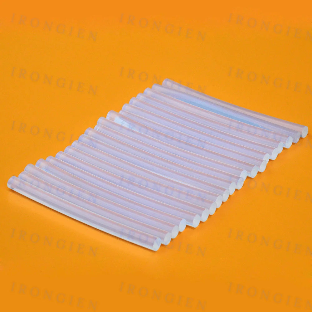 Irongien 20pcs/Set Hot Melt Glue Sticks Dia 7mm*Length100mm Mini Glue Gun Stick For DIY Art Craft Home Decoration General Repair
