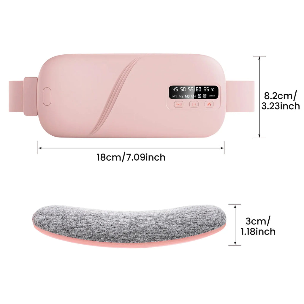Lady Menstrual Heating Pad Warm Palace Belt Relieve Menstrual Pain Hot Compress Massager Uterus Cold Dysmenorrhea Relieving Belt