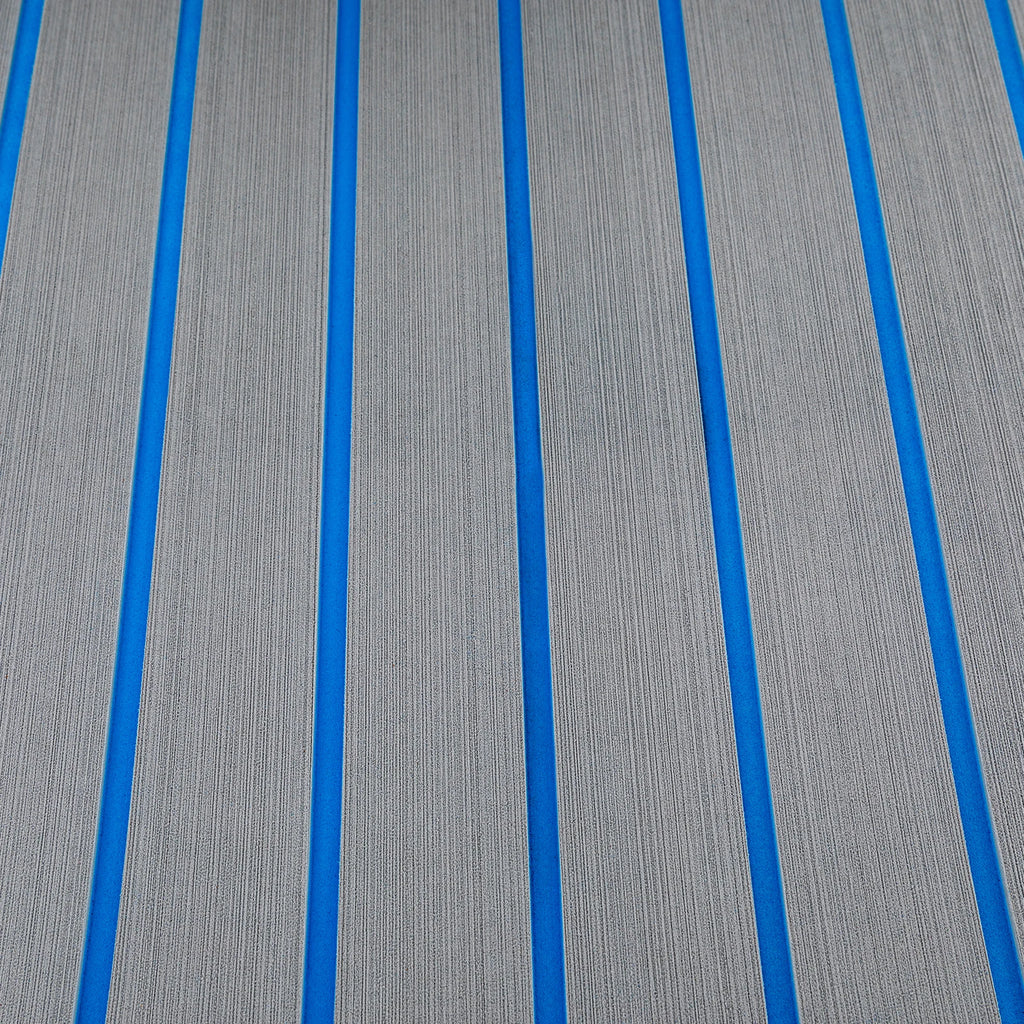 Boat Flooring EVA Foam Decking Sheet Faux Teak Marine Mat Non-Slip Self-Adhesive Flooring Material for RV Yacht 95 x 24inch