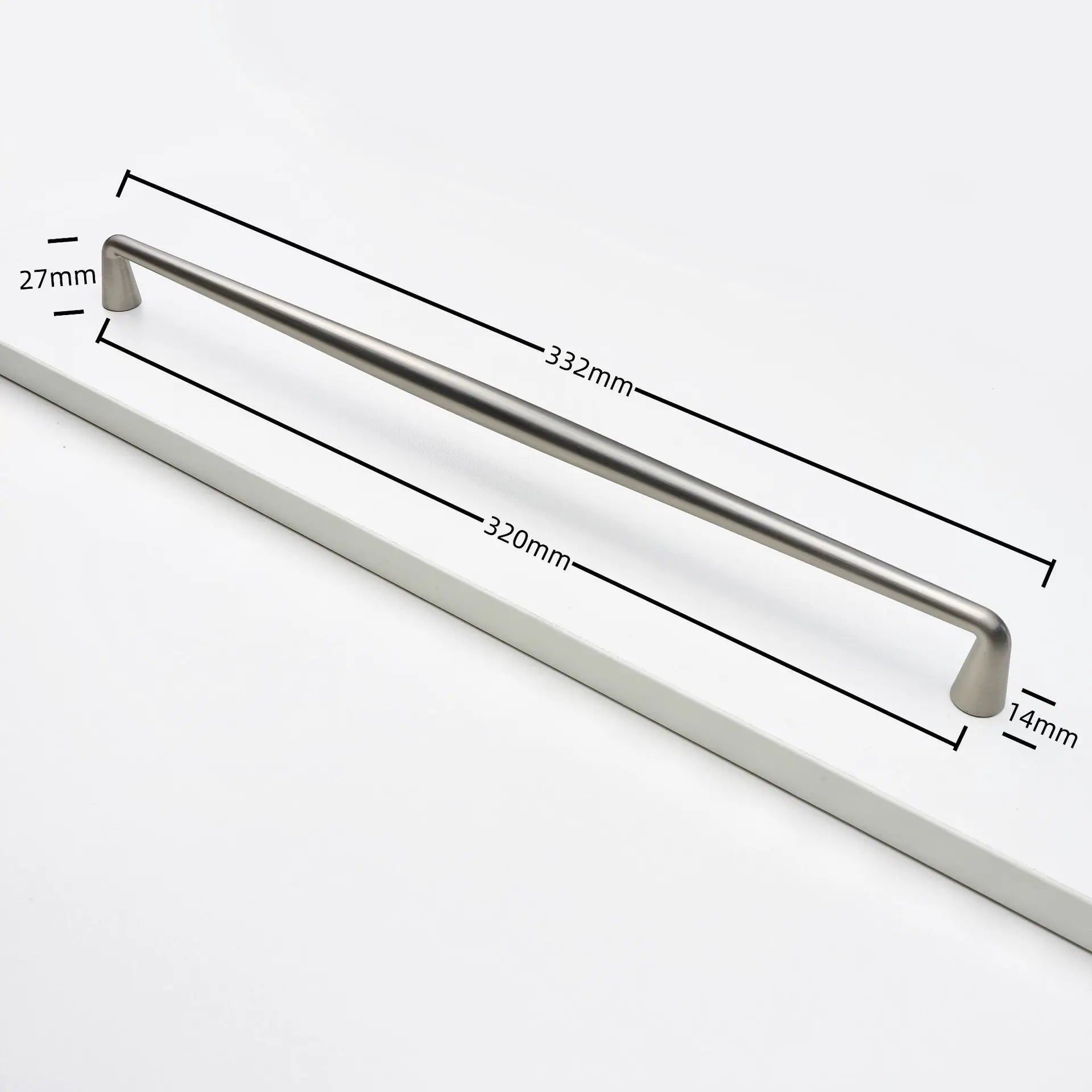 Nickel Brushed Kitchen Cabinet Pulls Silver Wardrobe Drawer Handles Zinc Alloy Single Hole Knobs Modern Furniture Door Handles