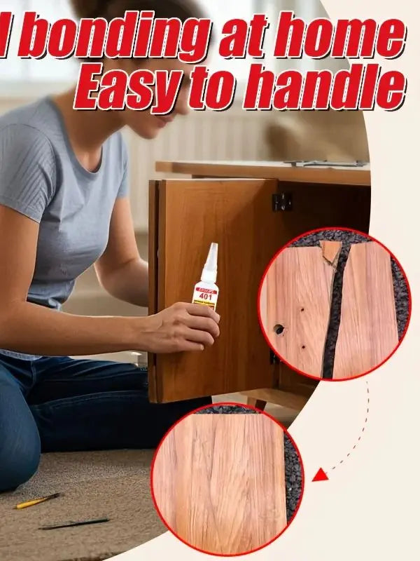 3PCS 401 super glue,wood repair glue,suitable for wood,metal,plastic,fixing cabinets,doors,floors, guitars,hanging decorations