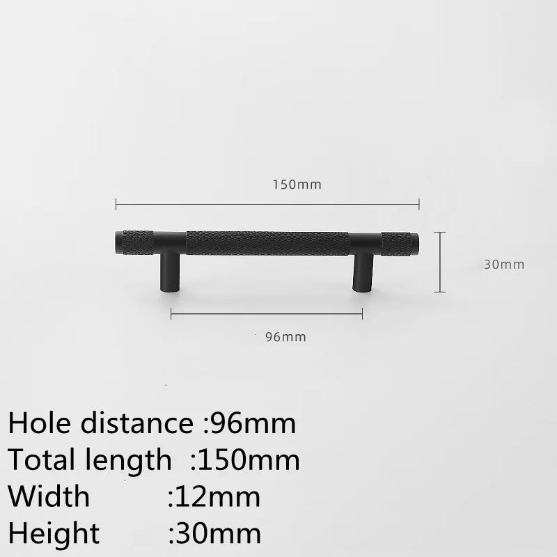 KK&FING Gold Knurled Handles For Cabinet And Drawer Aluminum Alloy Wardrobe Handles Kitchen Cabinet Pulls Knurled Drawer Knobs