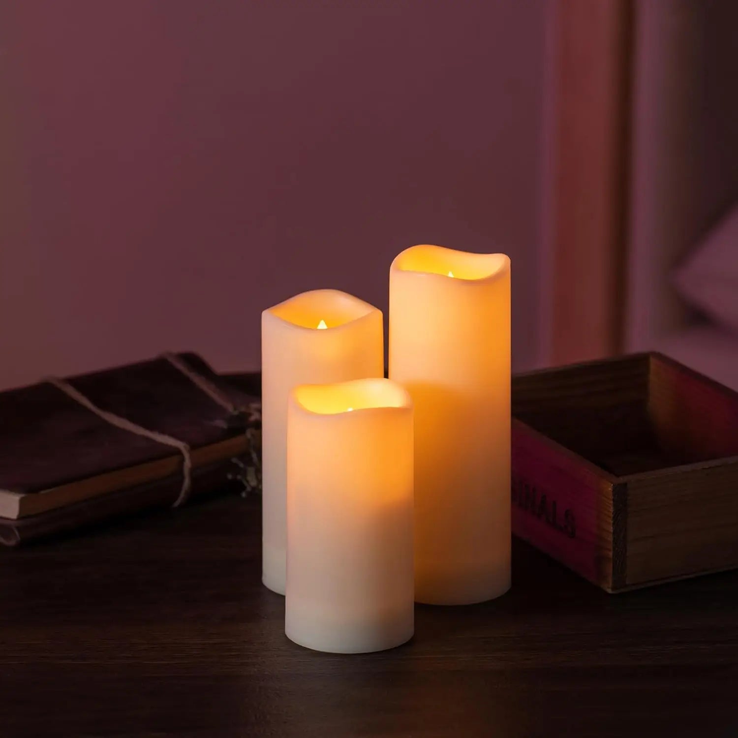 120 Pack Waterproof Flameless LED Candles with Remote and Timer for Outdoor, Home, Parties