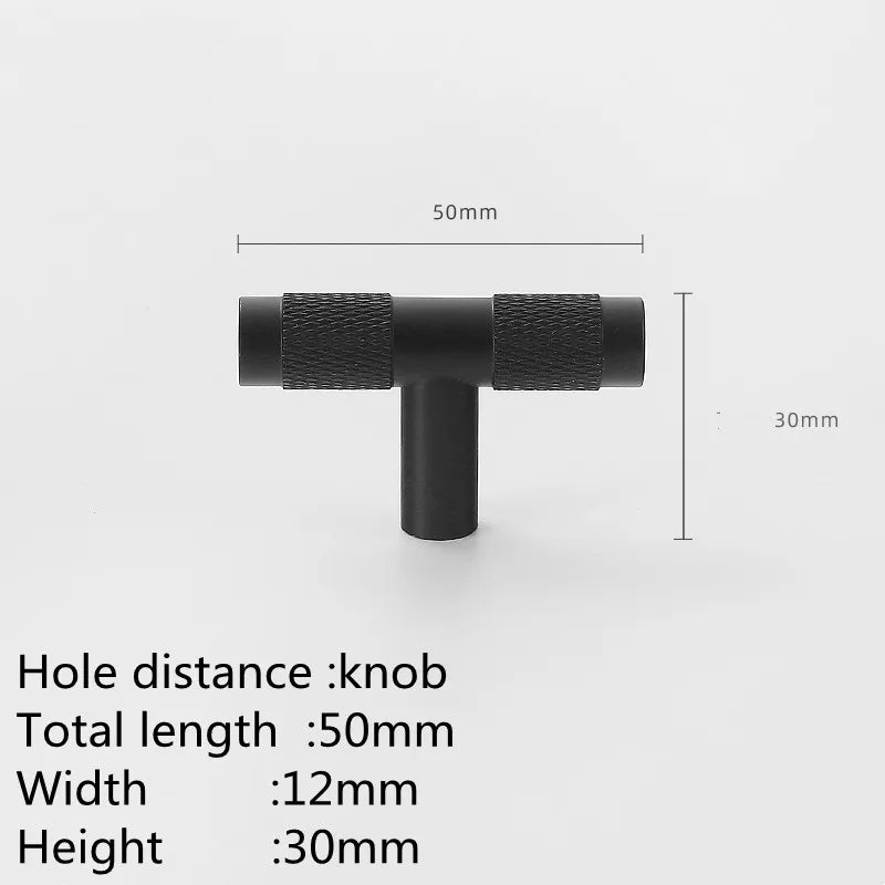 KK&FING Gold Knurled Handles For Cabinet And Drawer Aluminum Alloy Wardrobe Handles Kitchen Cabinet Pulls Knurled Drawer Knobs