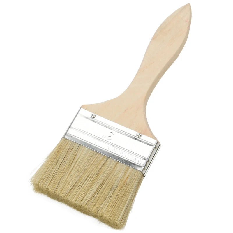 Thick-handled and thin-handled paint brushes are available. Household soft-bristled dust-removing brushes and special brushes fo