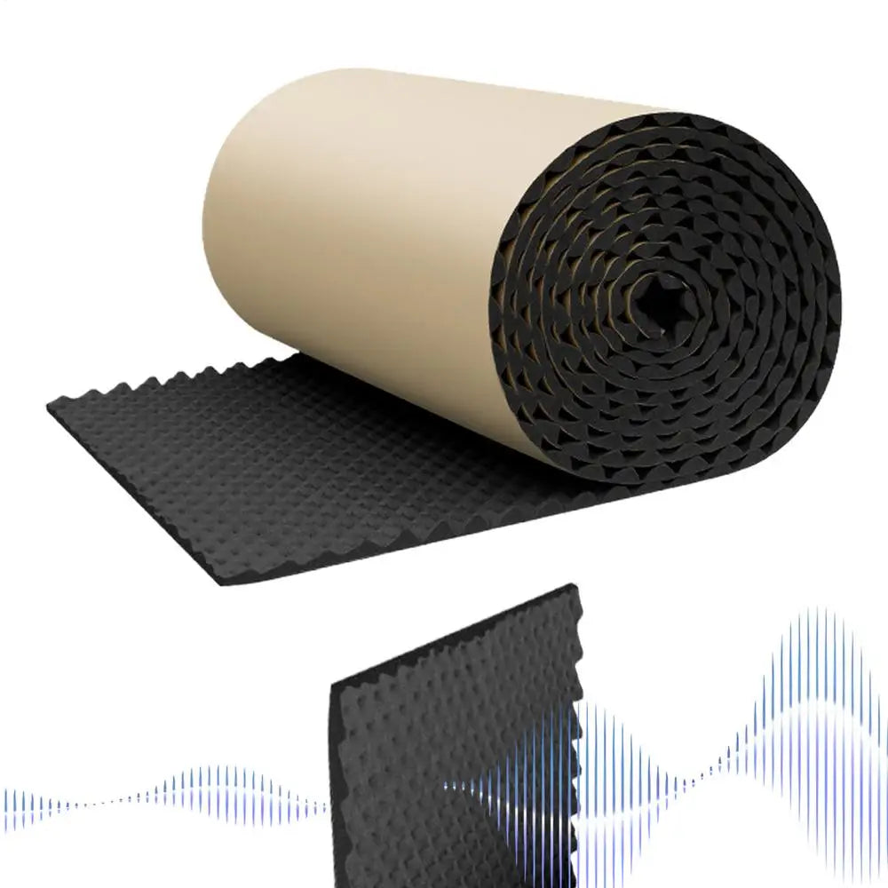1Pc 50x200cm Acoustic Foam Self-adhesive Egg Sound Insulation Panels High Density for recording studio ktv wall silencer
