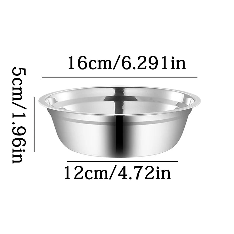 Kitchen Utensils With Shelves Gold Silver Stainless Steel Circular Plates Trays Shallow Bottom Rust Proof Plates Picnic Plate