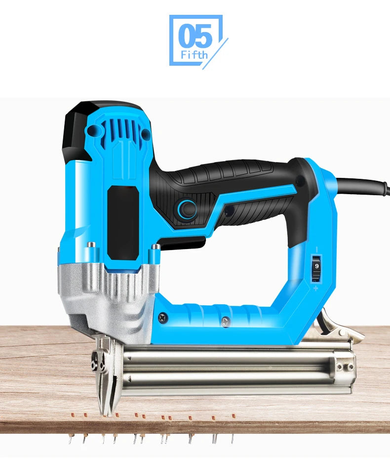 2300W Electric Nailer F30/F25/F20/F15 Electric Straight Staple Nail Gun 220V Woodworking Tool Furniture Tacker Stapler