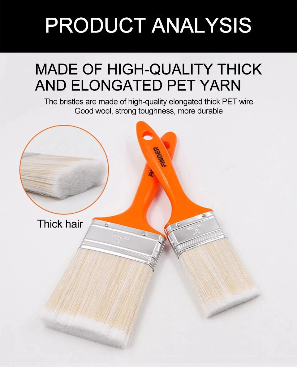 Paint Brushes Wall Paint Brush PET Soft Bristle Durable Cleaning Brush ABS Handle Home Decoration Oil Painting Brush Tools