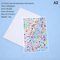 3D Rhinestone Face Stickers Sheet - Self-Adhesive Crystal Eye Gems for Party Makeup, Festival Body Jewelry & Photo  Decor