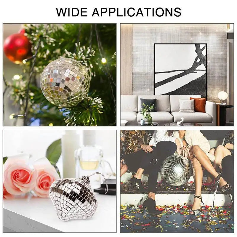 Self-Adhesive Real Craft Mini Square Mirrors Mosaic Tiles Stickers For Bathroom DIY Handmade Craft Home Decoration Making