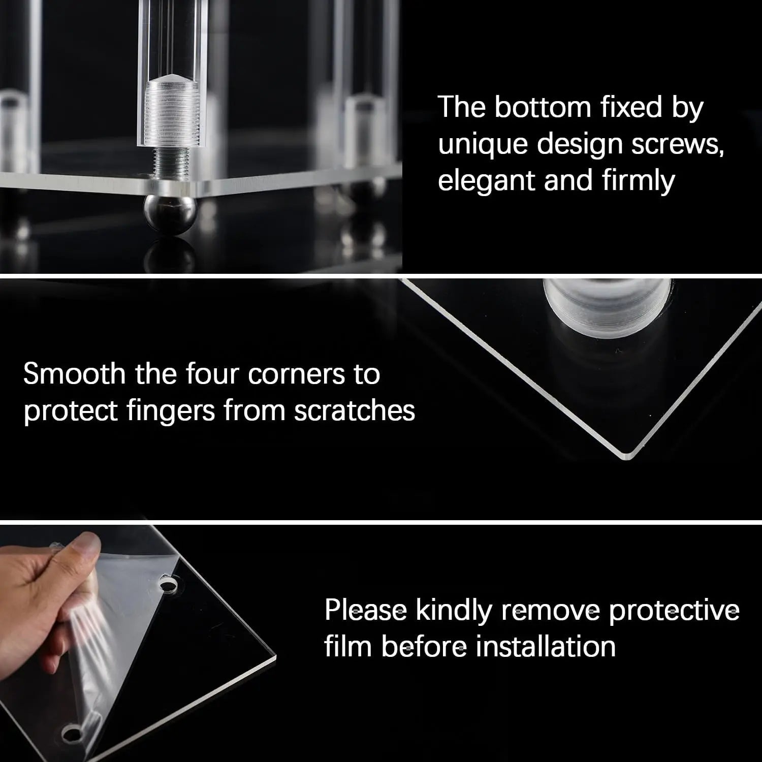 Acrylic Candle Holder Candlestick Holders for Wedding Centerpiece Candelabra 7 Arms for Wedding Party Birthday Event Decorations